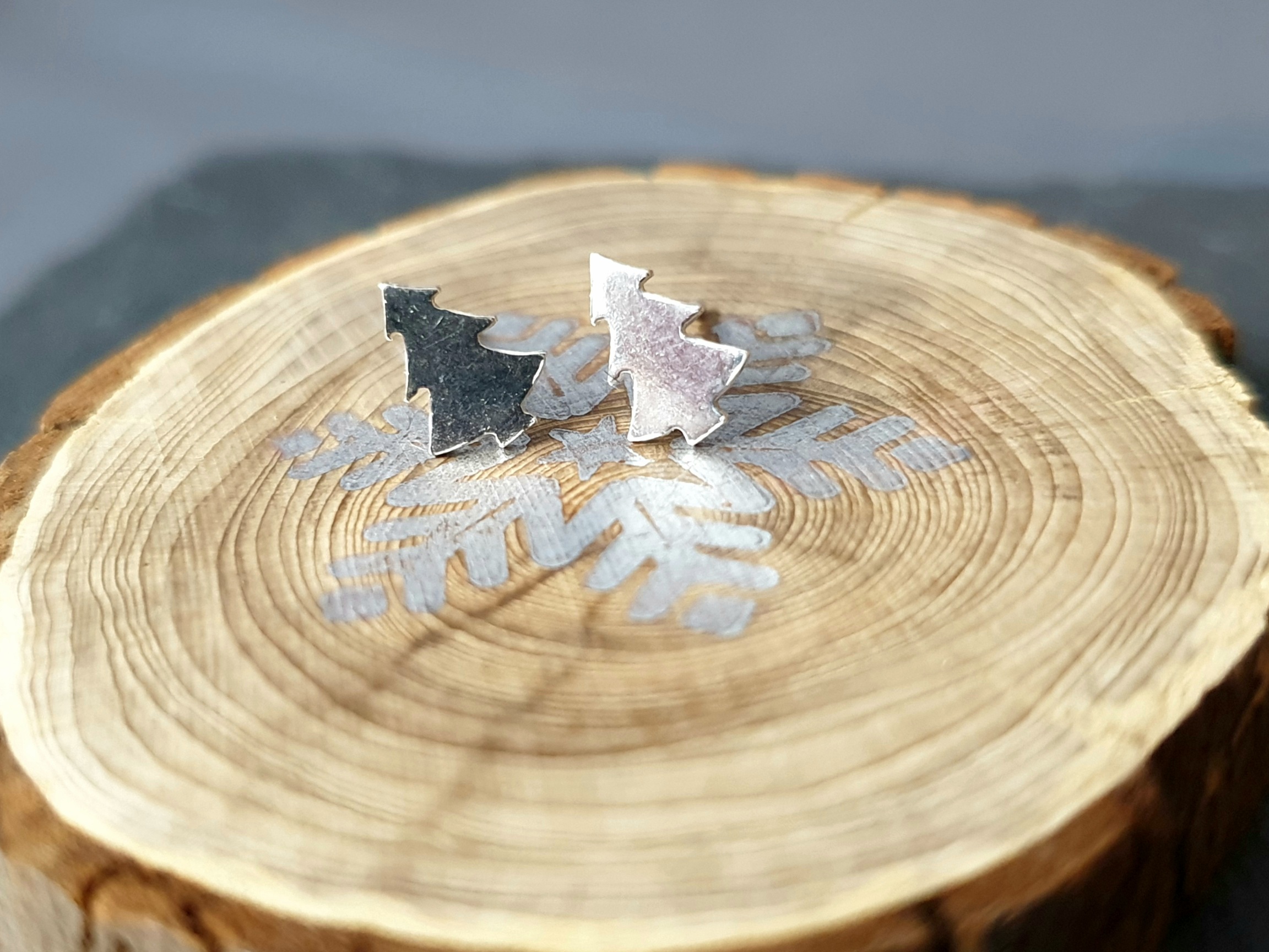 Christmas Tree Stud Earrings
