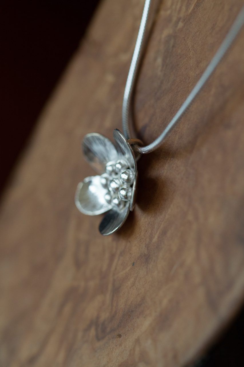 Textured Flower Pendant - Image 2