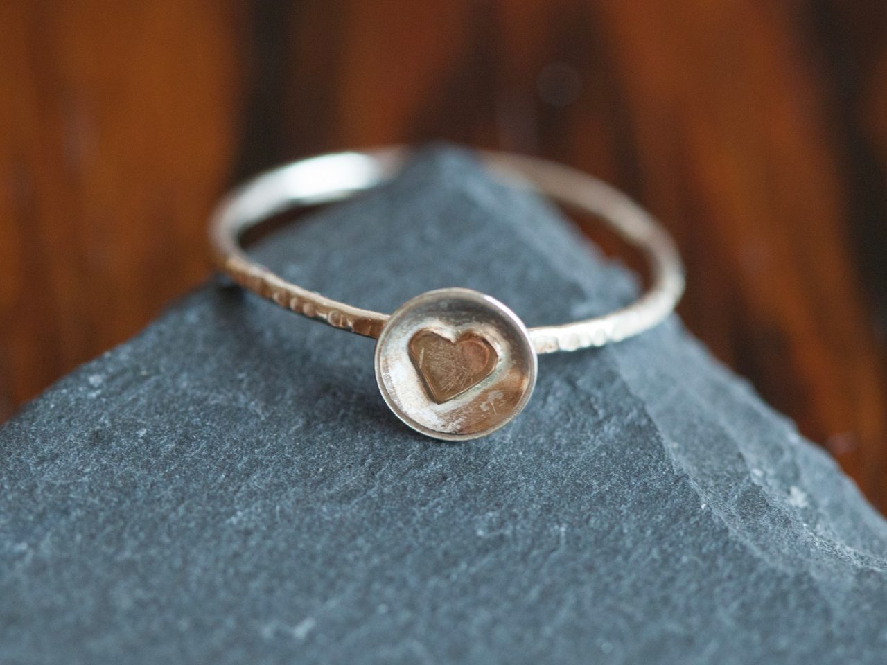 Heart in a Disc Stacking Ring - Image 3