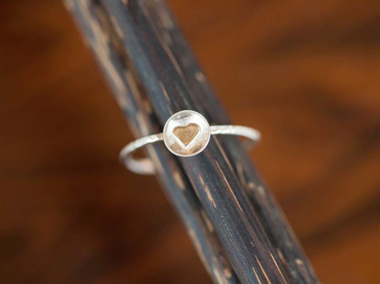 Heart in a Disc Stacking Ring - Image 2