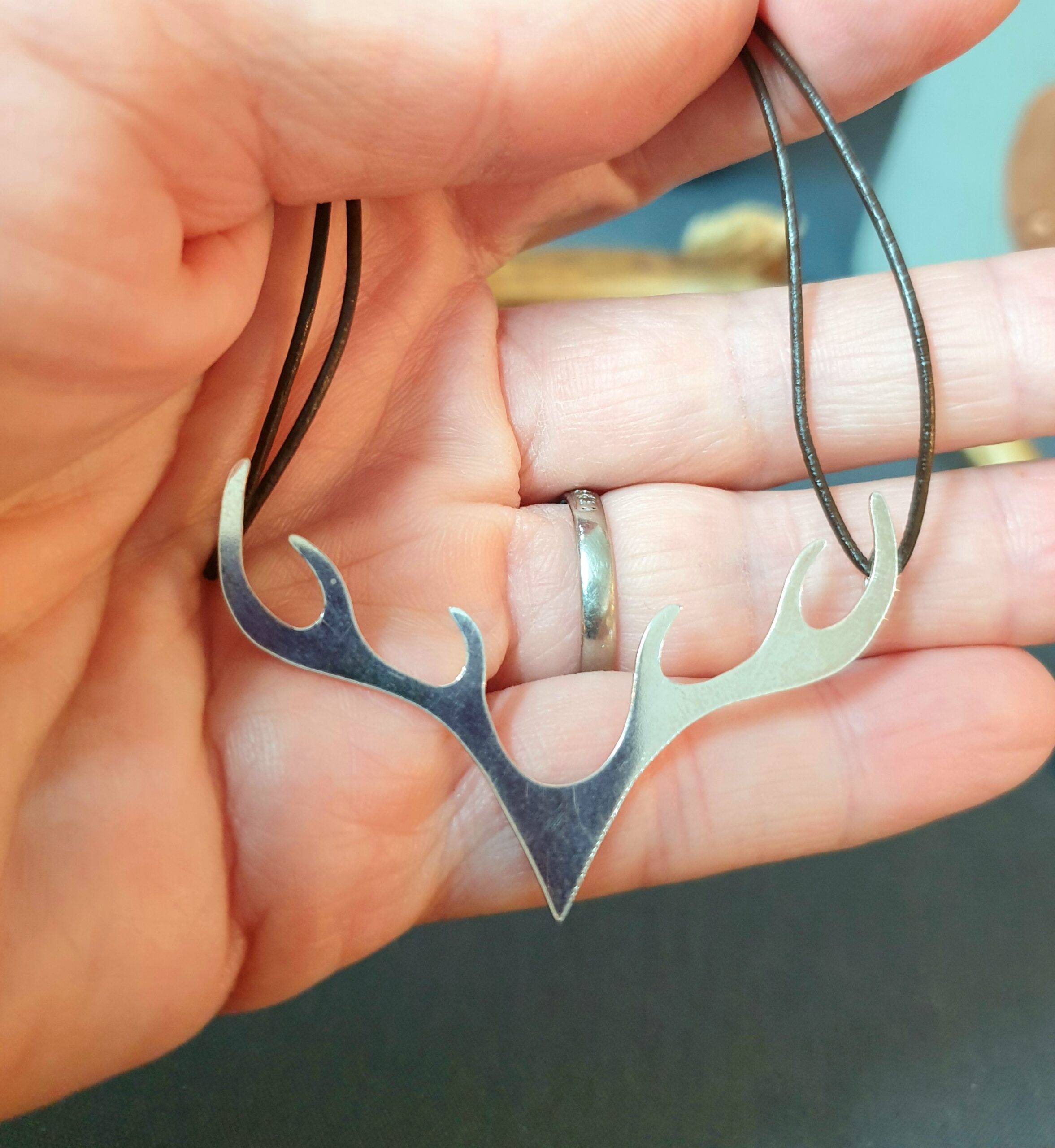 Handmade Silver Antler - Image 6