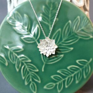 Silver Lotus Flower