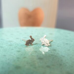 Rabbit Bunny Stud Earrings