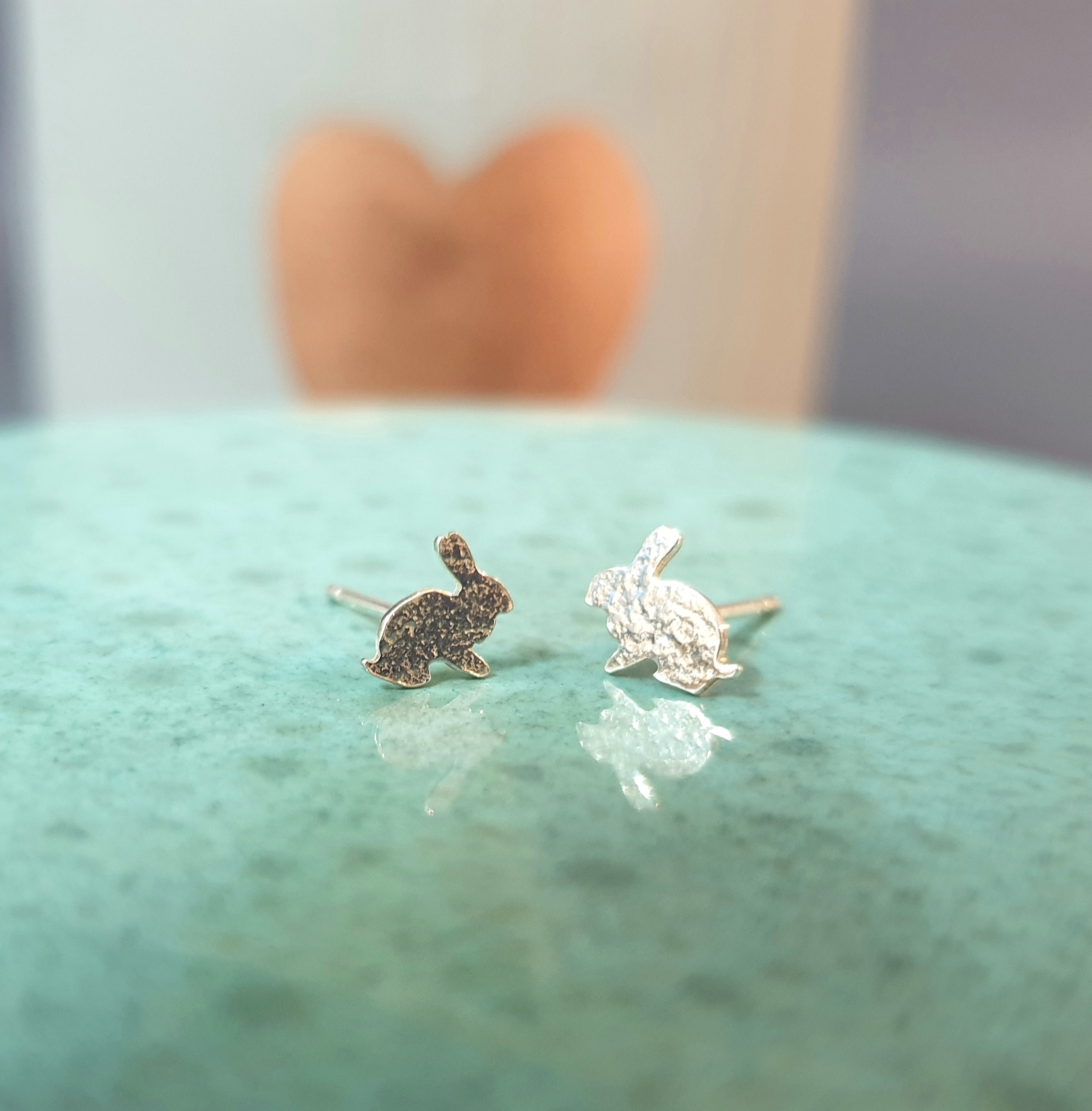 Rabbit Bunny Stud Earrings