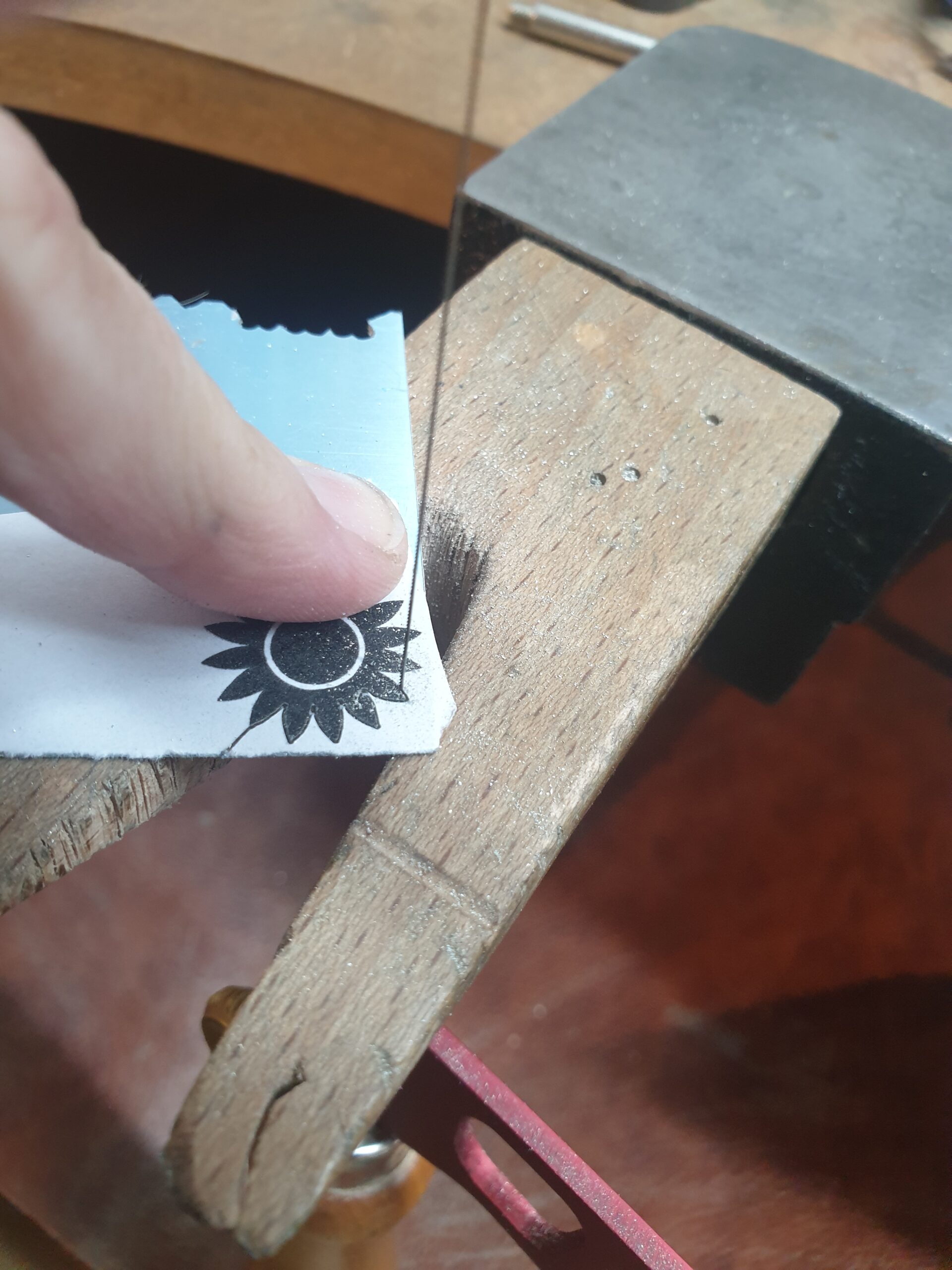 Silver Sunflower Brooch - Image 11