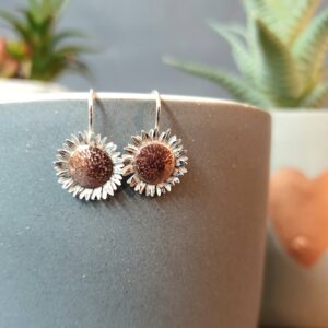 Sunflower Drop Earrings