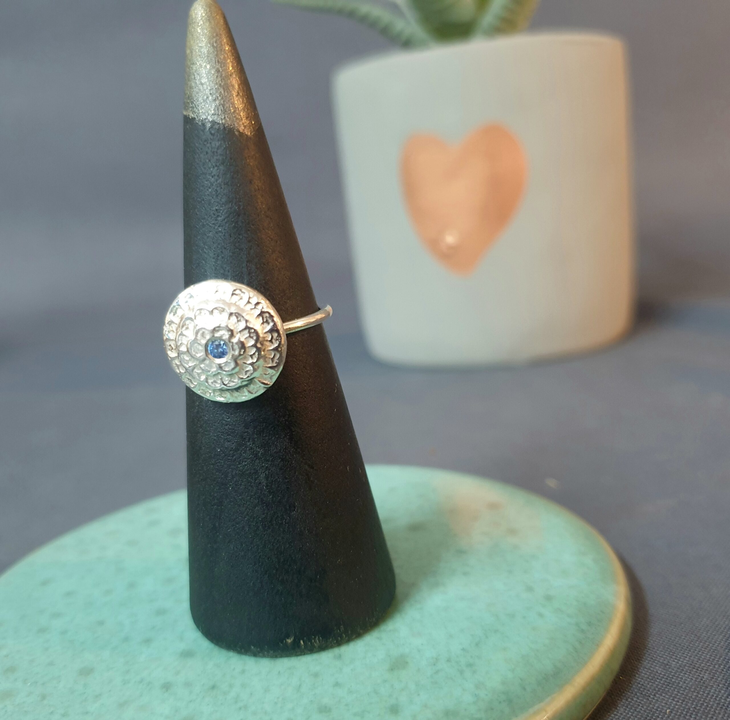 Hand Cast Silver Statement Ring - Image 3